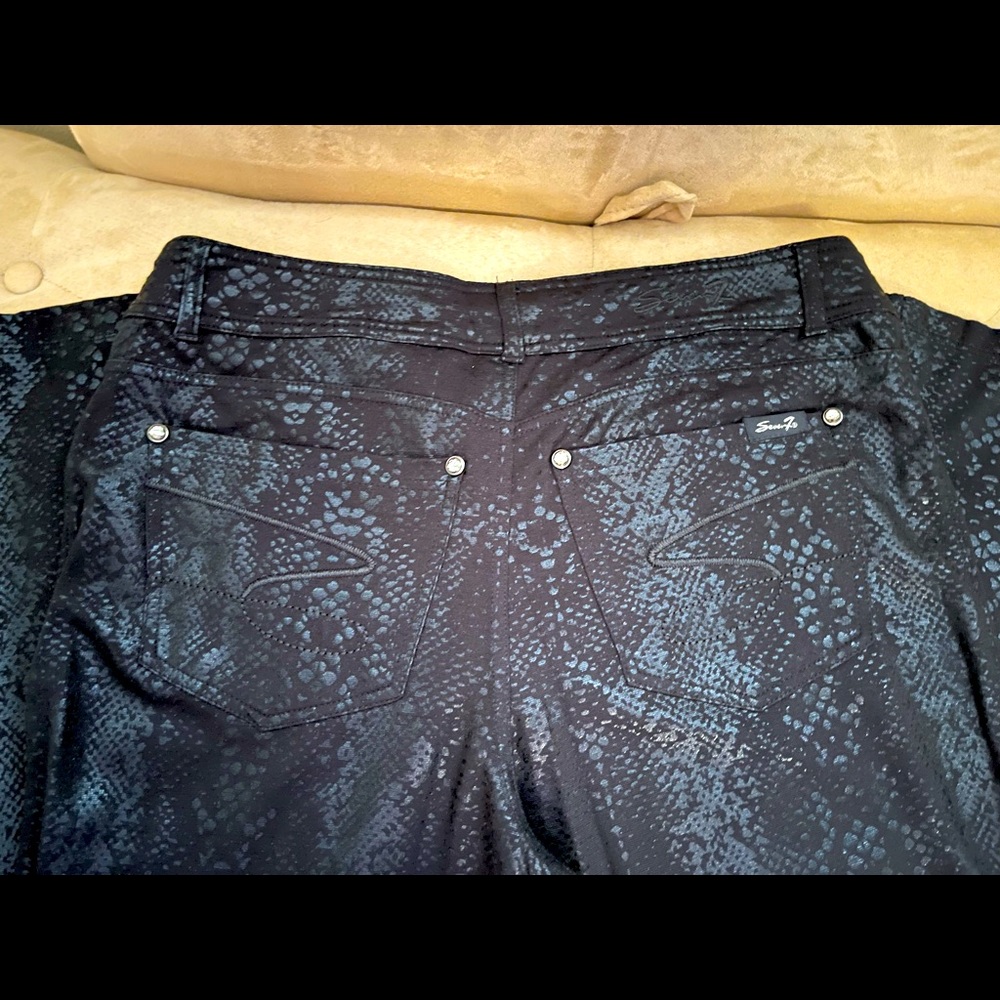 Seven7 animal print pants